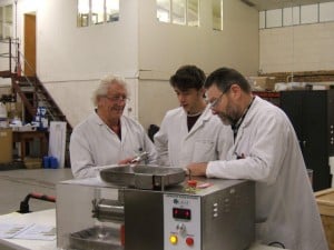 From-Left-to-Right-Andy-Smith-Richard-Cowgill-and-Ernest-Park-Discussing-a-Current-Build-of-a-Variable-Density-Extruder from-left-to-right-andy-smith-richard-cowgill-and-ernest-park-discussing-a-current-build-of-a-variable-density-extruder_lrg